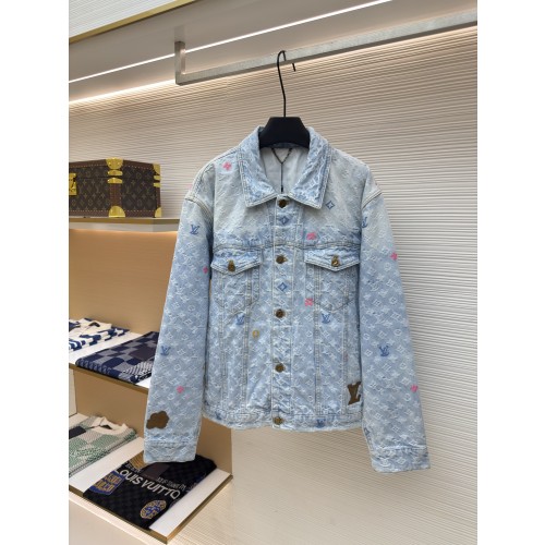 루이뷔통 LOUIS VUITTON 컬러 레터 자카드 데님 자켓 (x공장)