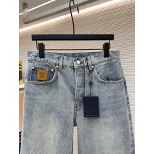 루이뷔통 LOUIS VUITTON 패치 레터링 데님 팬츠 (x공장)