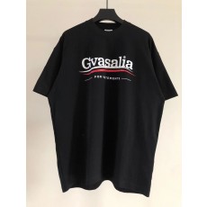 발렌시아가 바살리아 포 베트멍 반팔 티셔츠 블랙