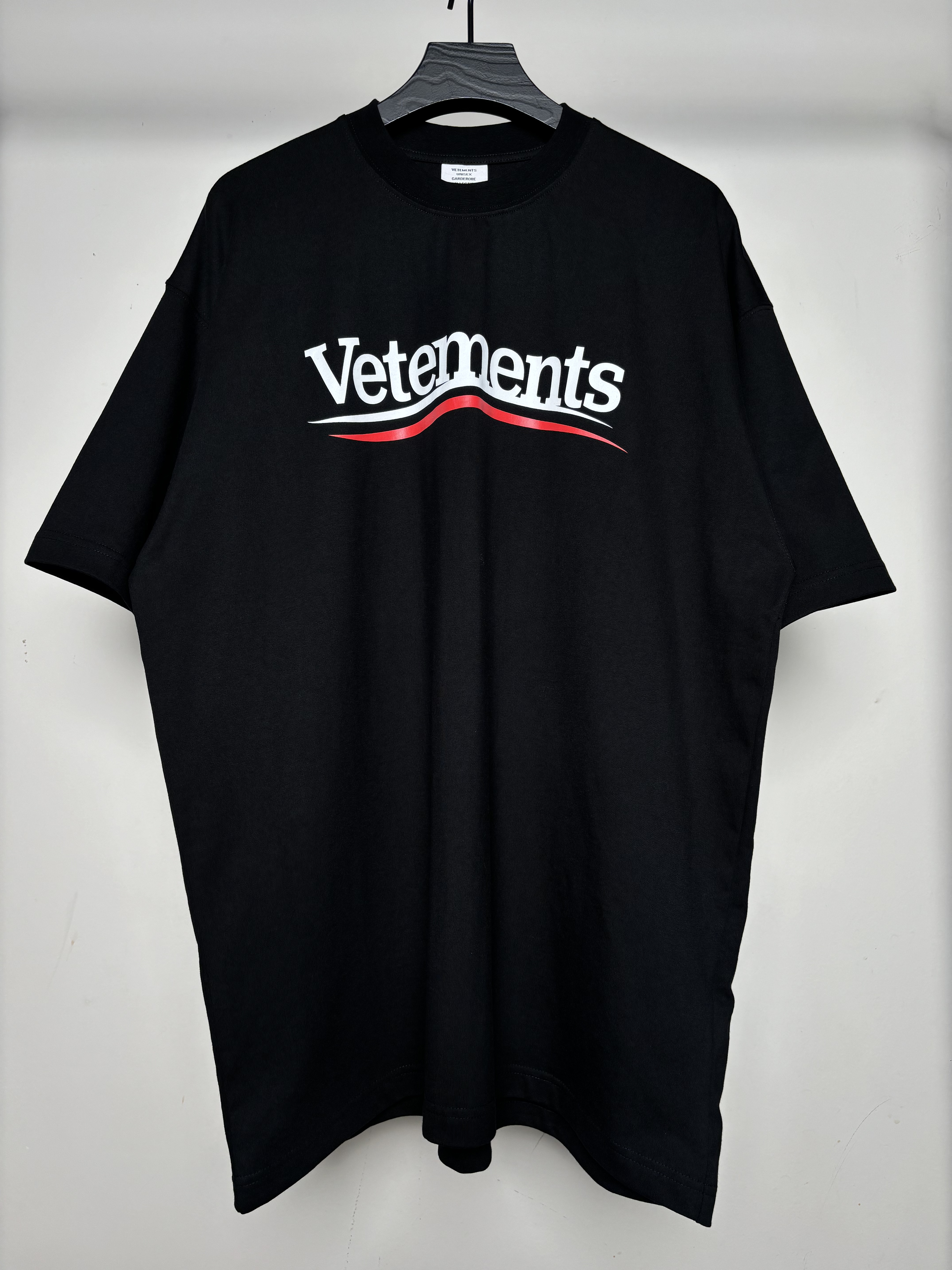 베트멍 캠페인 로고 블랙 반팔 티셔츠