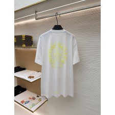 크롬하츠 말굽 네온 옐로 그래픽 반팔 티셔츠 (X공장)