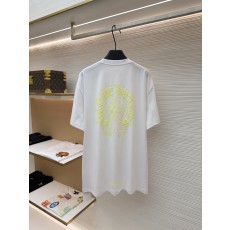 크롬하츠 말굽 네온 옐로 그래픽 반팔 티셔츠 (X공장)