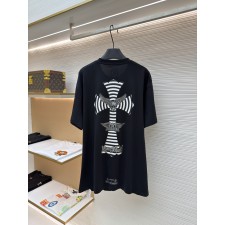 크롬하츠 스컬 크로스 그래픽 반팔 티셔츠 (X공장)