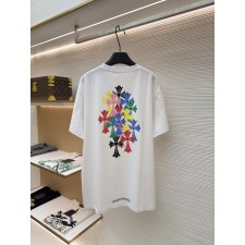 크롬하츠 마이애미 한정 컬러 크로스 프린트 반팔 티셔츠 (X공장)