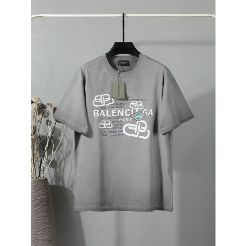 발렌시아가 Balenciaga 26SS 얼리 스프링 신상 레터 로고 프린팅 반팔 티셔츠(신공장)